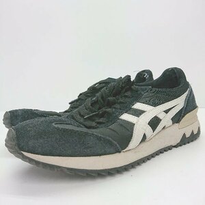 ◇ Onitsuka Tiger すっきりしたデザイン カジュアル シンプル スニーカー サイズ24 ブラック レディース E