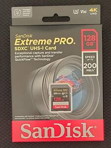a757 新品 SanDisk 128GB Extreme Pro SDXC SDSDXXD-128G 海外パッケージ品