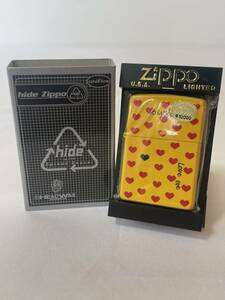 hide ZIPPO イエローハート X JAPAN LEMONeD オイルライター No.4