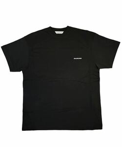 【新品未使用】BALENCIAGA Tシャツ Tee ブラック 黒 半袖 Logo Black 半袖Tシャツ バレンシアガ