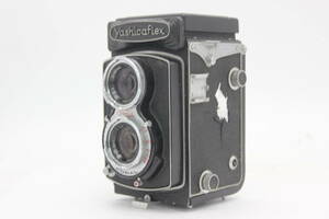 【返品保証】 ヤシカ Yashicaflex Yashikor 80mm F3.5 二眼カメラ s4324