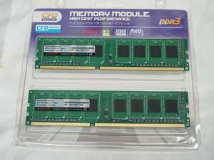 中古 CFD DDR3 1600 4GBx2枚セット (8GB) W3U1600PS-4G PC3 12800