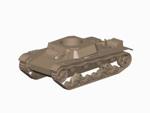 1/144 レジンキット　未塗装　WWⅡ ソ連軍　T-26 軽戦車　車体　(砲塔別売)C ワールドタンクミュージアム【同梱可能】231120