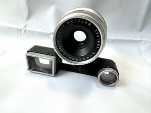 Leica Leitz Wetzlar Summaron ズマロン 35mm F2.8 メガネ付き レンズ