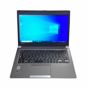 訳アリ TOSHIBA dynabook R63/P 第5世代 Core i5 5300U 2.3GHz 8GB SSD 256GB Bluetooth Windows10Pro ノートパソコン I141