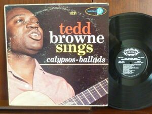 TEDD BROWNE/CALYPSOS-BALLADSー1031 （LP）