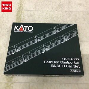 1円〜 KATO Nゲージ 106-4605 BethGon Coalporter BNSF 8 Car Set