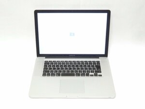 1円～Apple MacBook Pro 15インチ Mid 2012 Core i7-3615QM 2.3GHz/4GB/HDD500GB/DVDマルチ/OS無/動作未確認/AC無【大阪出荷】