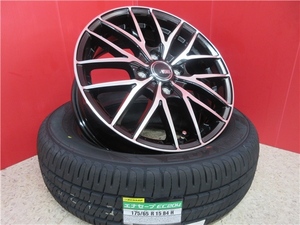 4本SET ヴェネス VENES BP 5.5J+42 ダンロップ EC204 2023年製 175/65R15インチ 160系 カローラフィールダー 160系 カローラアクシオ