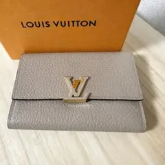 ルイヴィトン LOUIS VUITTON ポルトフォイユ・カプシーヌ コンパクト