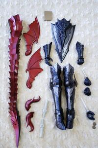 ディーラー様製 竜騎士装備 ドラゴンセットMDD 1/4 40cmドール アクセサリー 衣装小物 角 翼