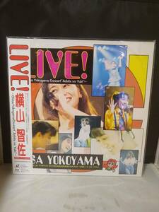 L9877　LD・レーザーディスク　横山智佐　LIVE! Concert 1996”Ashita no Yuki”