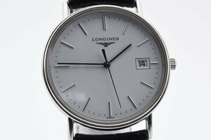 ロンジン デイト ラウンド L4.720.4 クオーツ メンズ 腕時計 LONGINES