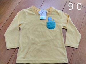 新品！　恐竜柄　長袖カットソー　ロンT　男の子　９０サイズ