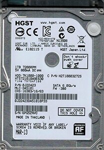 【中古】HTS721010A9E630 P/N: 0J22423 MLC: DA5101 1TB HGST [並行輸入品]