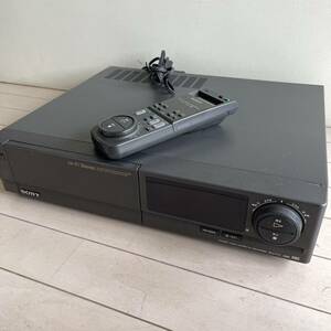 SONY ソニー VHSビデオデッキ SLV-F11 テープ読み込み不能　リモコン付