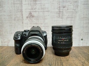 PENTAX　ペンタックス　K30 K-30 デジタル　一眼レフカメラ　LENS レンズ　2点　SMC PENTAX-DAL 1:3.5-5.6 18-55mm AL ジャンク