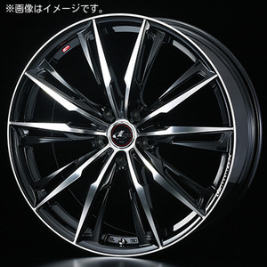 【個人宅発送可能】ウエッズ Weds 20X8.5J +35 5H 114.3 PBMC ホイール 1本 LEONIS GX レオニス・ジーエックス (39397)