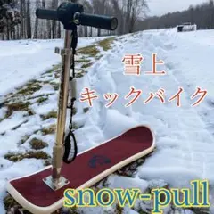 SNOU　PULL　スノープル　 スノースクート　雪遊び　折りたたみ可能