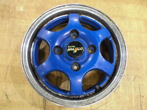 絶版品 クリムソン RACING SPARCO レーシング スパルコ 日本製 ホイール 1本 4H-110 13インチ 4.5J+43 旧型 軽四 ムーヴ ミラ 等