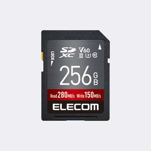 【ゆうパケット対応】ELECOM エレコム SDXCメモリーカード MF-FS256GU23V6R 256GB [管理:1000025664]