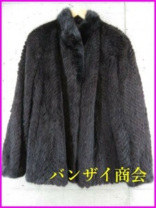015c21◆最高級◆本毛皮◆MINK ミンクファー コート ジャケット 15号/レディース/女性/婦人/良品です