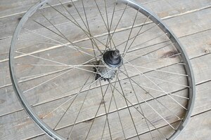 107103 自転車　ヴィンテージ　 ホイール　Sturmey-Archer　リム穴　40H　鉄リム