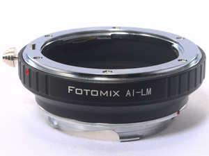 FOTOMIX レンズ マウント アダプター ニコン AIマウント レンズ → ライカ Mマウント 変換 Nikon AI - Leica M