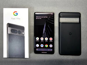 【中古】Google Pixel 7 Pro Obsidian 256GB simフリー