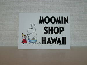 NEW♪Moomin Shop Hawaii　ハワイ ムーミンショップ　ステッカー／A