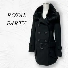 【ロイヤルパーティー ROYAL PARTY】コート ラビットファー E2307