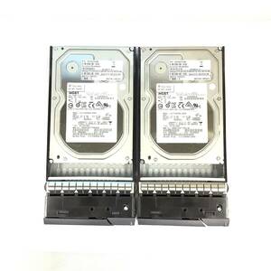 S6051361 HGST 4TB SAS 7.2K 3.5インチ HDD 2点【中古動作品】