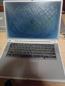 ジャンク　アップル PowerBook G4 15インチ5台セットM5884:2台、M8407:1台、A1106:1台、A1001:分解品1台