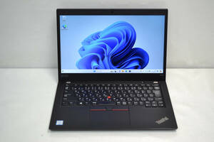 Lenovo ThinkPad X390 第8世代 Core i5-8365U 13.3インチフルHD液晶 メモリー16G SSD256G Webカメラ Wifi Windows11