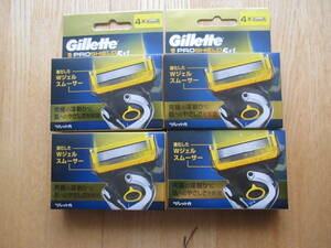 Gillette プロシールド 替刃4コ入 ×（4セット）