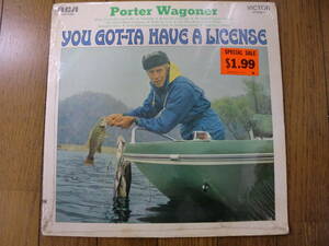 【レコード】PORTER WAGONER / YOU GOTTA HAVE A LICENSE RCA LSP-4286 新品未開封　 カントリー