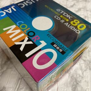 TDK CD-R 80 録音用 audio color mix 10 年代物
