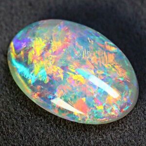 1.870ct 天然ホワイトオパール オーストラリア 最高品質 遊色抜群〔Australia White opal 宝石 jewelry natural ナチュラル loose ルース〕