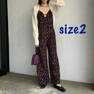 Mame Floral Jacquard Sleeveless Jumpsuits サロペット ジャンプスーツ 新品タグ付