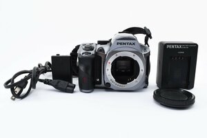 Pentax K-30 ボディ シルバー 1628万画素 [美品] ストラップ 充電器 バッテリー付き フルHD 手ぶれ補正 APS-C/CMOS