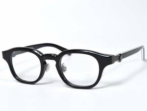 未使用 MONCLER モンクレール メガネ フレーム 眼鏡 ML5184-D 001 ブラック×ホワイト