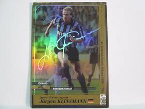 WCCF 2016-2017 SATLE ユルゲン・クリンスマン　Jurgen Klinsmann 1964 Germany　FC Inter Milano 1989-1992 Signed All Time Legends