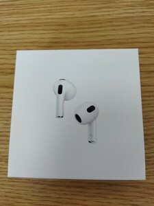 「未使用品」「新品」AirPods Apple MME73J アップル エアポッズ Aエアーポッズ ワイヤレスイヤホン　第三世代 　イヤホン　エアポッズ