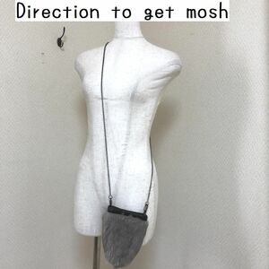 Direction to get mosh　ラビットファー　チェーン　ショルダーバッグ　秋　冬 ファーバッグ