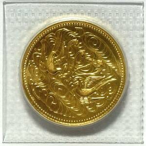(5) 天皇陛下 御在位六十年 記念硬貨 拾万円 10万円 昭和61年 記念金貨 純金 K24 24金 金貨 ブリスターパック入り 20g