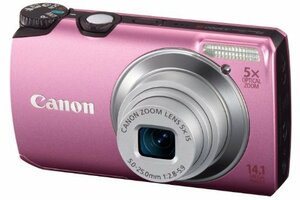 Canon デジタルカメラ PowerShot A3200 IS ピンク PSA3200IS(PK)(中古品)