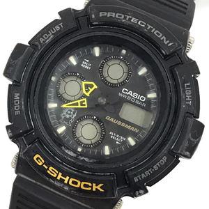 カシオ Gショック GAUSSMAN ガウスマン クォーツ 腕時計 AW-571 未稼働品 付属品あり ファッション小物 QR054-95