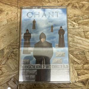 シPOPS,ROCK CHANT - THE BENEDICTINE MONKS OF SANTO DOMINGO DE SILOS アルバム TAPE 中古品