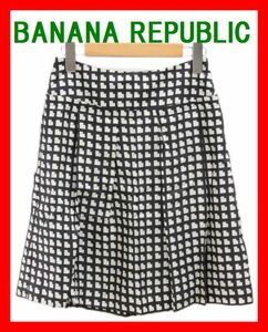 BANANA REPUBLIC/スカート/0/WHT×NVY