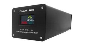 Weiduka AC8.8 オーディオ用アドバンスト 10口電源タップ（POWER 3 IN 1） 3000W MAX パワーフィルター/ライトニングプロテクシ ブラック